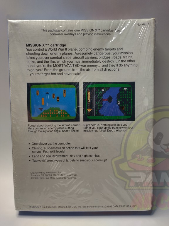 MISSION X-MATTEL INTELLIVISION-NTSC-BRAND NEW.