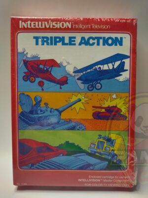 TRIPLE ACTION-CARTRIGDE-INTELLIVISION-NTSC-BRAND NEW