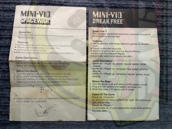MINI-VID BREAK FREE- BRAND NEW,