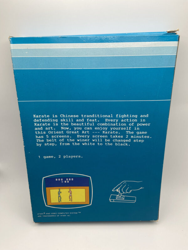 KARATE-ATARI VCS 2600-NTSC-BRAND NEW.