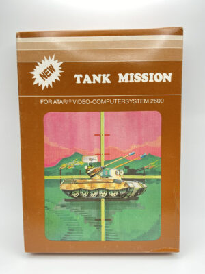 TANK MISSION-ATARI VCS 2600-NTSC-BRAND NEW.