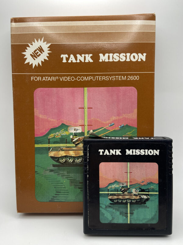 TANK MISSION-ATARI VCS 2600-NTSC-BRAND NEW.