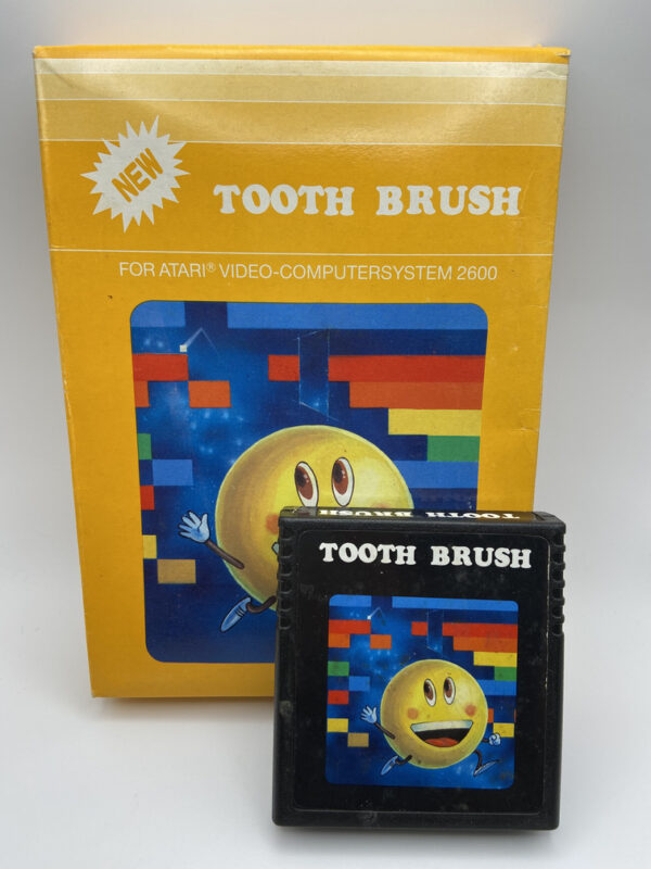 TOOTH BRUSH- ATARI VCS 2600-NTSC-BRAND NEW.