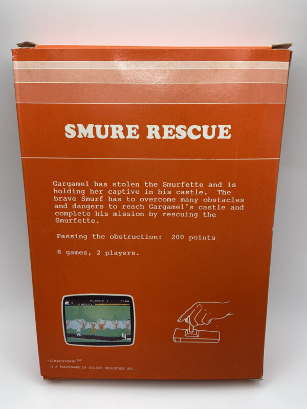 SMURE RESCUE-COLECOVISION-NTSC-BRAND NEW.