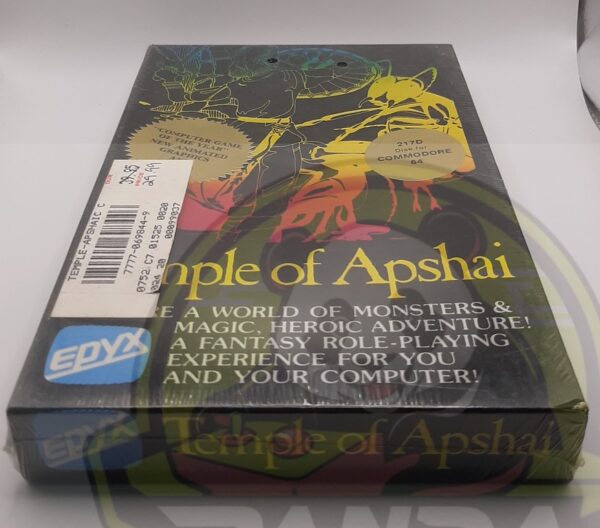 DUNJONQUEST:TEMPLE OF APSHAI-COMMODORE 64-NTSC-BRAND NEW.