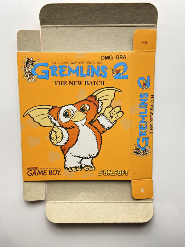 NINTENDO GAME BOY-GREMLINS 2:THE NEW BATCH.