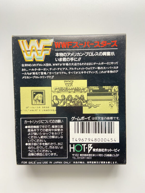 NINTENDO GAME BOY-WWF SUPERSTARS.