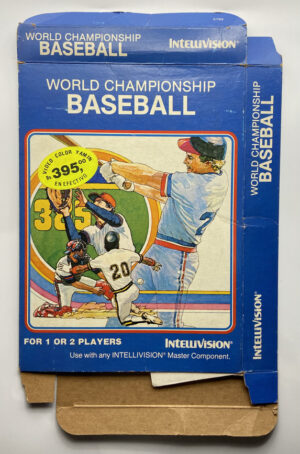 MATTEL INTELLIVISON-WORLD CHAMPIONSHIP BASEBALL.