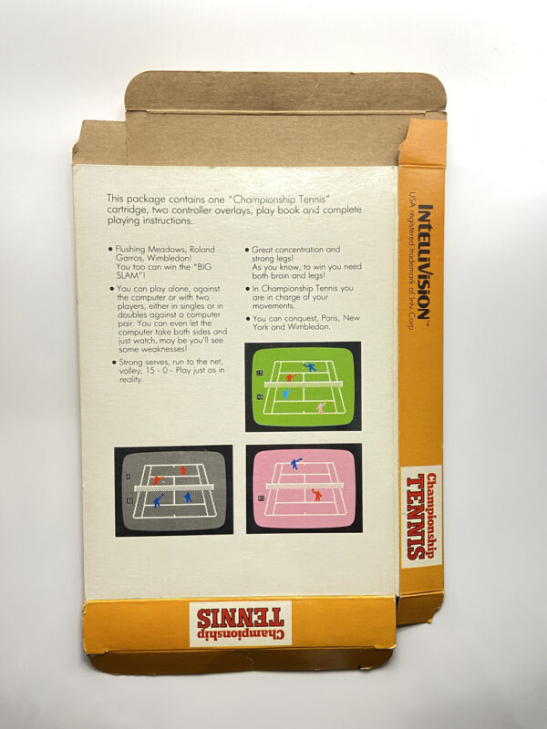 MATTEL INTELLIVISION-CHAMPIONSHIP TENNIS.