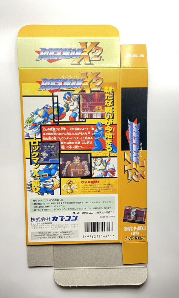 NINTENDO SUPER FAMICOM-ROCKMAN X2.